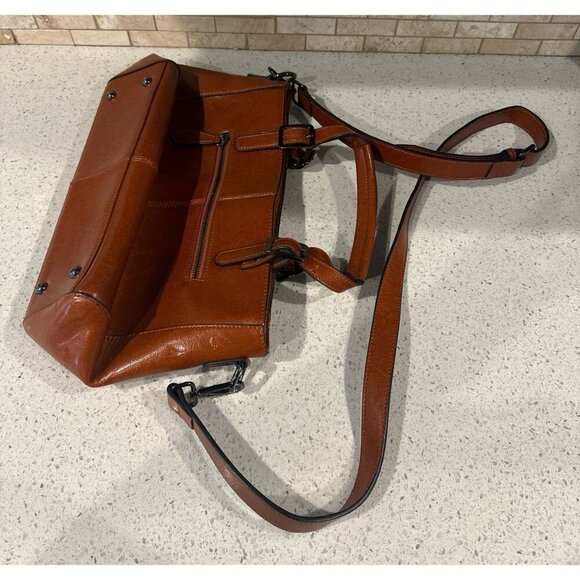 Kenoor Medium Size Brown Leather 2 Sizes Of Straps - Picture 6 of 6